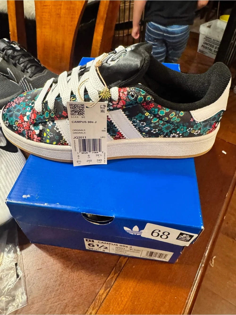 Adidas x Liberty London Campus 00s Floral Sneakers 6.5Y Women’s 8 NWT Box
